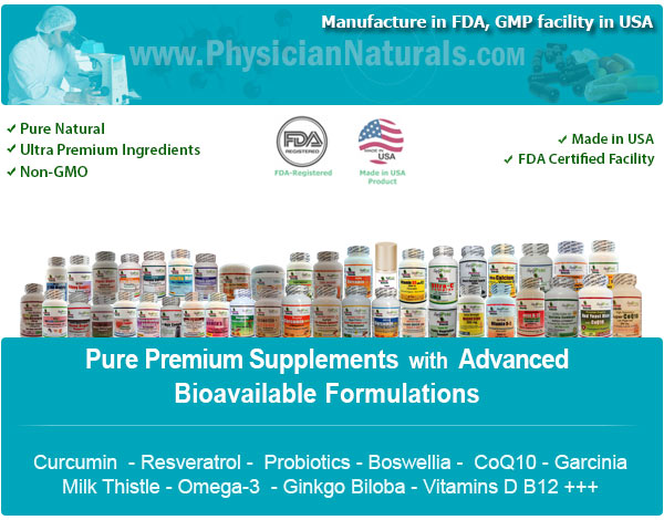 Physician Naturals Vitamins and Supplements USA