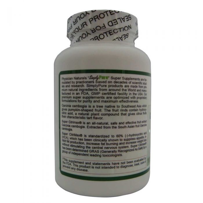 Pure Garcinia Cambogia Extract Support Maximize Weight Loss Appetite Control