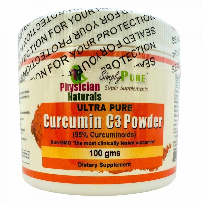 Ultra Pure Curcumin Powder C3 Complex | Turmeric Curcumin Powder