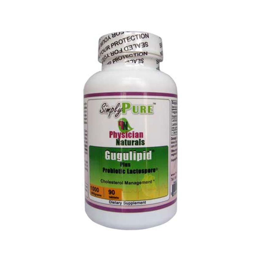Gugulipids + Probiotic Lactospore 1000mg 90 tabs