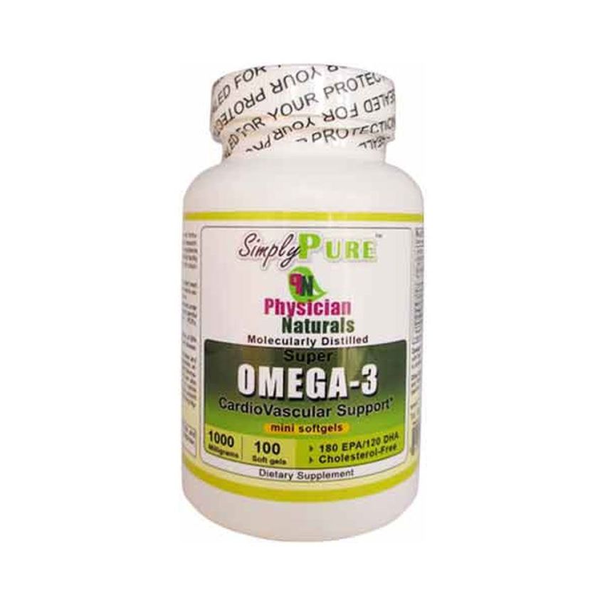 Super OMEGA 3 1000mg 100 Mini Gels