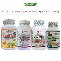 BioEnteric Curcumin Resveratrol Coq10 Fruits & Veg. Pack