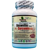 Premium Boswellin Super PS and Curcumin C3 with Bioperine 1000 mg 90 tabs