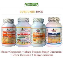 Super Curcumin+Mega Potency Super Curcumin+Ultra Curcumin+Mega Curcumin Pack