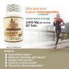 Organic Ashwagandha with Bioperine 700 mg High Absorption Ultra Spectrum  Mind & Body