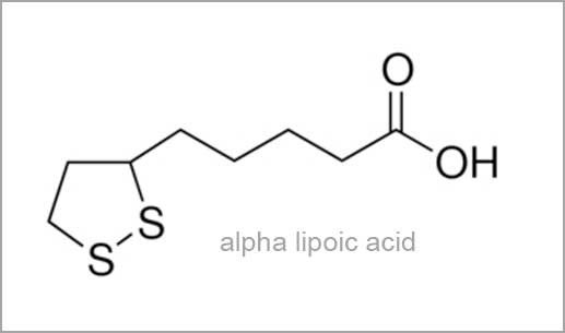 chemical structure of Lipoic Acid